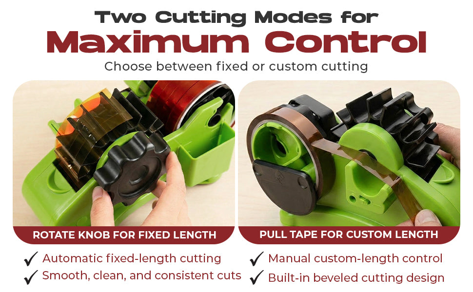 Multi Roll Tape Dispenser for Desk – 3 Roll Desktop Tape Holder with Non-Slip Base, Heavy Duty Tape Cutter for Office, Packing, Crafts, Washi, Masking & Heat Transfer Tapes